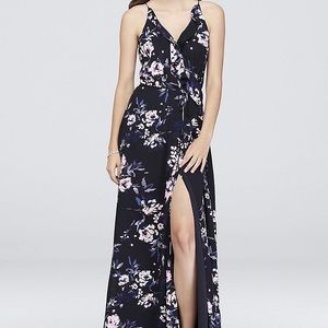 David’s bridal Floral Wrap Dress